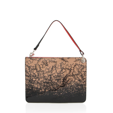 Christian Louboutin Patent Leather Degraloubi Pochette (SHF-RkBTDm)