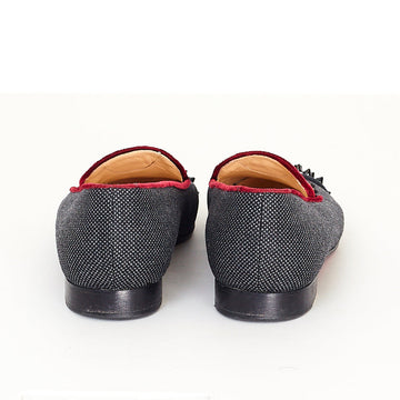 Studded Cap Toe Crest Loafers