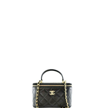 Makersluxe - Small Vanity Case With Top Handle Black