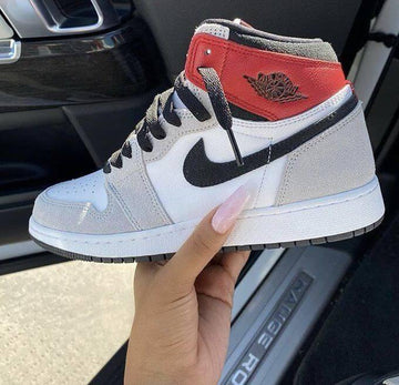 Custom Air Jordan 1 Grey Sneakers