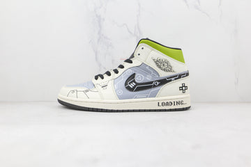 Custom Air Jordan 1 Mid 554725 170