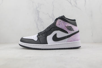 Custom Air Jordan 1 Mid White Tan Navy AJ1