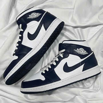 Custom Air Jordan 1 Obsidian Sneakers