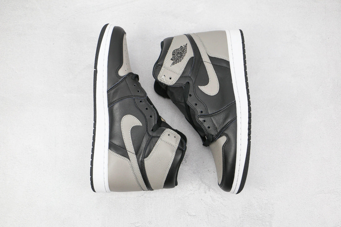 Custom Black Grey Jordan 1 High Q ( Customs And Box ), Jordan 1 Sneakers
