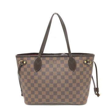 LOUIS VUITTON Tote Bag N51109 Damier canvas Brown Damier Never full PM Women Used