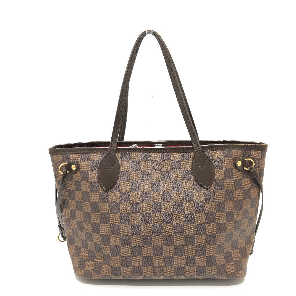 LOUIS VUITTON Tote Bag N51109 Damier canvas Brown Damier Never full PM Women Used