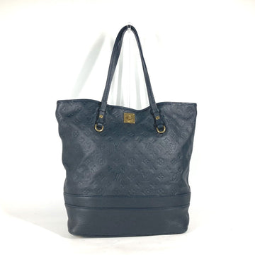 LOUIS VUITTON Shoulder Bag M93237 Monogram Ann Platt Leather Navy Monogram Ann Platt Citadine GM Women Used
