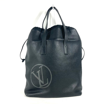 LOUIS VUITTON Shoulder Bag M55000 Taurillon Clemence Leather black LV circle Hippo Light mens Used