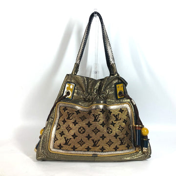 LOUIS VUITTON Shoulder Bag M97012 Leather, Canvas gold cruise line monogram sunbird Women Used