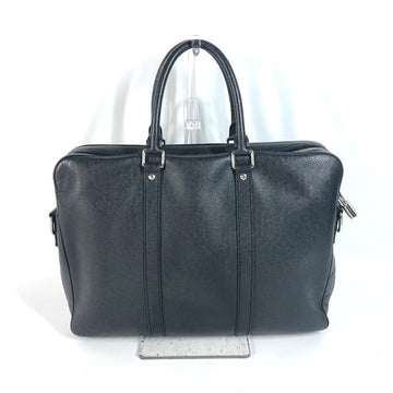 LOUIS VUITTON Handbag  M33412 Taiga Leather black Taiga PDV Portodocument Voyage PM mens Used