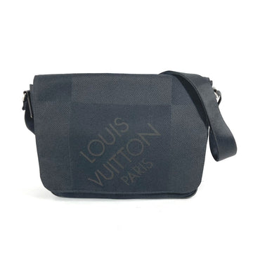 LOUIS VUITTON Shoulder Bag M93225 Damier Jean Canvas black Damier Jean Messager NM mens Used
