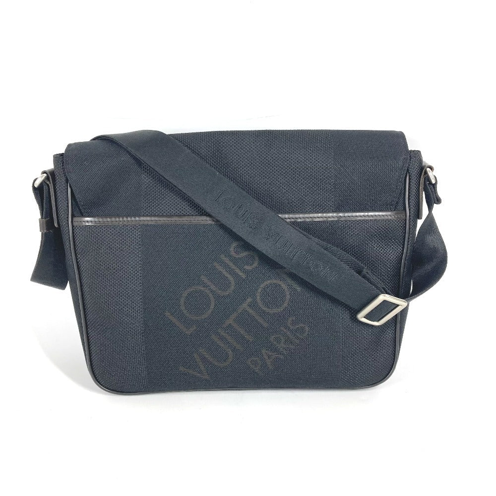 LOUIS VUITTON Shoulder Bag M93225 Damier Jean Canvas black Damier Jean Messager NM mens Used