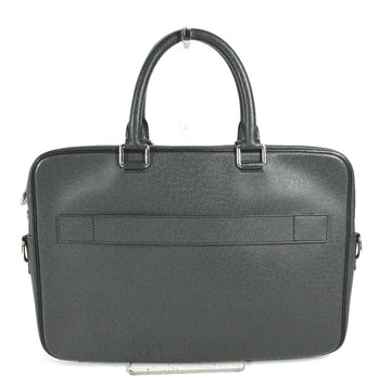 LOUIS VUITTON Business bag M30643 Taiga Leather black Taiga PortoDocument Business PDV mens Used