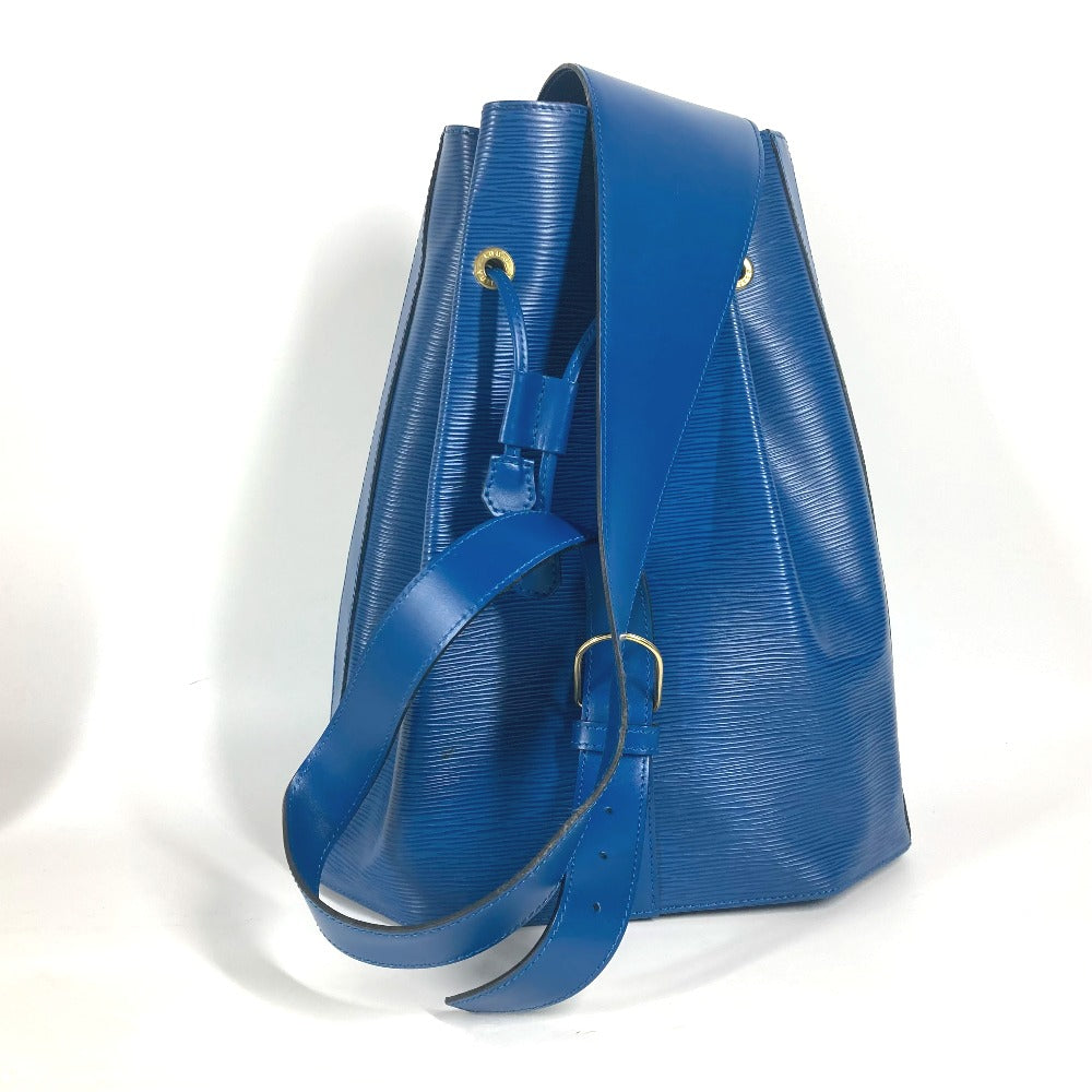 LOUIS VUITTON Shoulder Bag Epi Leather blue Epi Sac A Dos