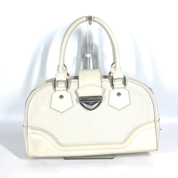 LOUIS VUITTON Handbag M5931J  Epi Leather white Epi Bowling Montaigne GM Women Used