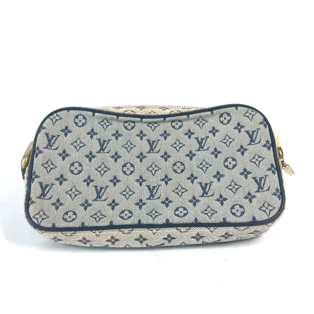 LOUIS VUITTON Shoulder Bag N41127 Damier Jean Canvas Navy Damier Jean Petite message mens Used