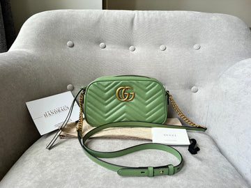 Gucci GG Sage agreen Marmont Small Shoulder Bag (RRP £1340)