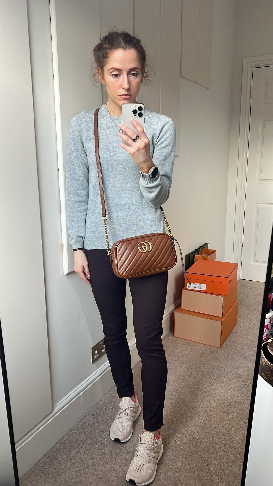 Gucci GG Brown Marmont Small Shoulder Bag (RRP £1440)