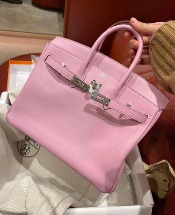 30cm Birkin Bag Epsom Leather with Strap Pink Gold