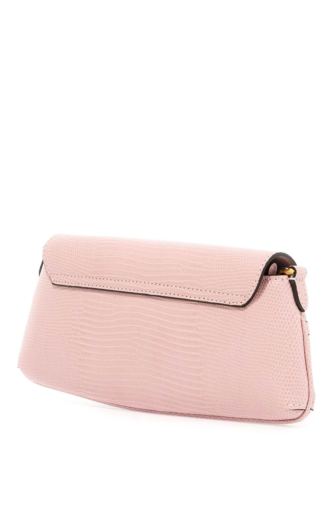 Jimmy Choo Leather Lizard Print Diamond Shoulder Bag Women