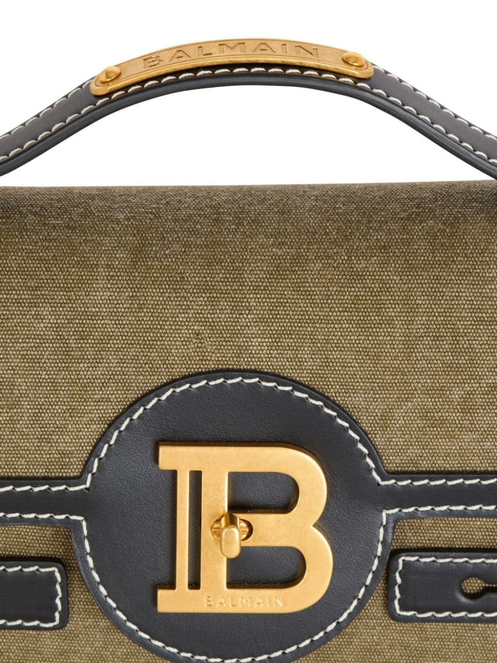 SHOULDER BUZZ 24 KHAKI BLACK GOLDEN LOGO
