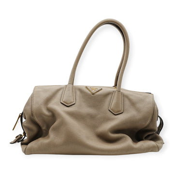 Prada Glace Grey Shopping Bag - '10s