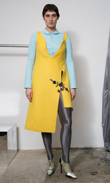 Christian Dior Embellished Wool Dress