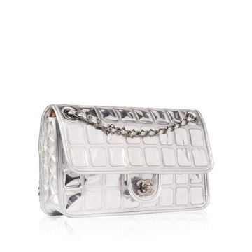 Ice Cube Leather Flap Bag