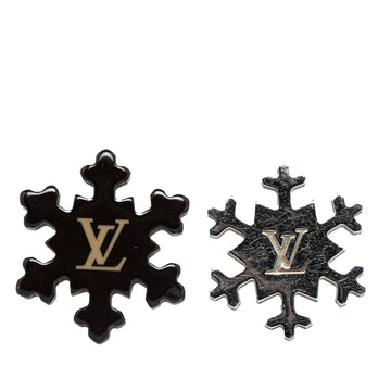Silver Louis Vuitton Snowflake Brooch