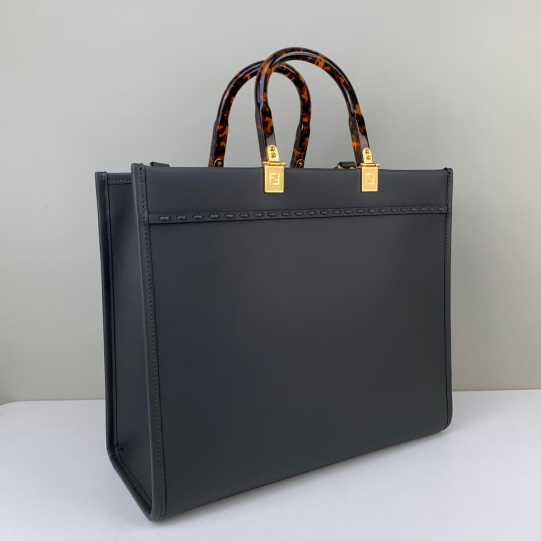Makersluxe Embossed Logo Dark Grey Tote - FND 766