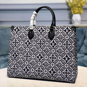 Makersluxe Black Denim ONTHEGO Tote Bag - LUV 596