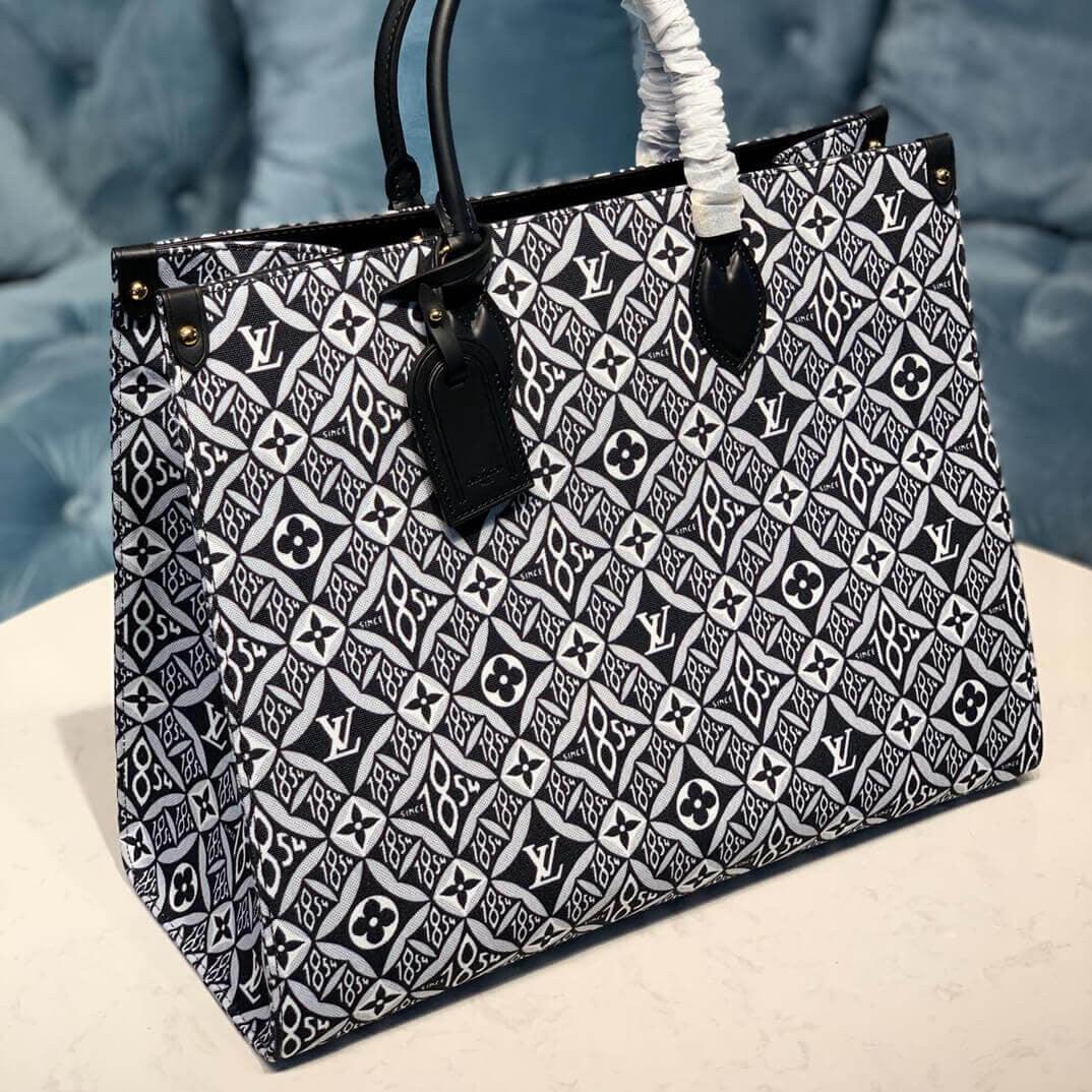 Makersluxe Black Denim ONTHEGO Tote Bag - LUV 596