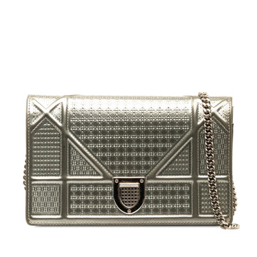 Dior Baby Patent Microcannage Diorama Wallet on Chain (MLB-tQS2vd)