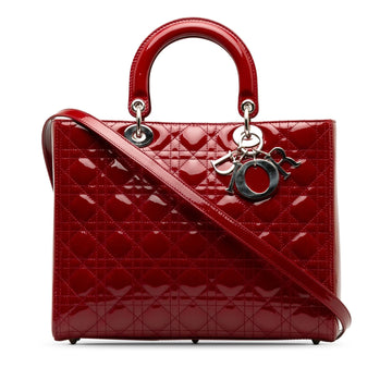 Dior Large Cannage Patent Lady Dior (MLB-ZMJz7k)