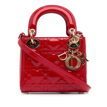 Dior Mini Patent Cannage Lady Dior (MLB-P63Gtn)