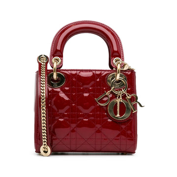 Dior Mini Patent Cannage Lady Dior (MLB-nahdcS)