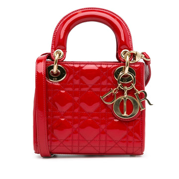 Dior Mini Patent Cannage Lady Dior (MLB-vUKhxA)