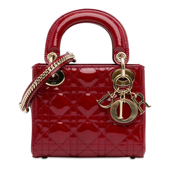 Dior Mini Patent Cannage Lady Dior (MLB-6VO4GV)