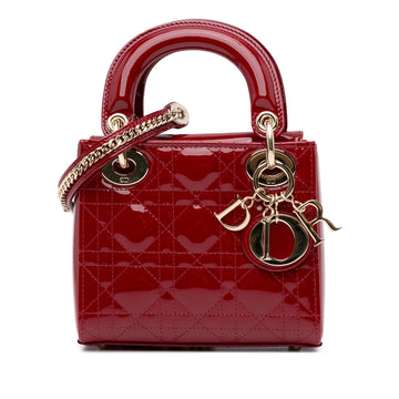 Dior Mini Patent Cannage Lady Dior (MLB-LSA7kd)