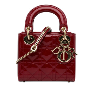 Dior Mini Patent Cannage Lady Dior (MLB-tnziLP)