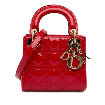 Dior Mini Patent Cannage Lady Dior (MLB-RClIuL)