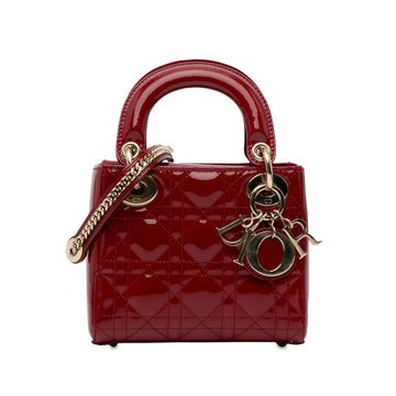 Dior Mini Patent Cannage Lady Dior (MLB-SdQinm)