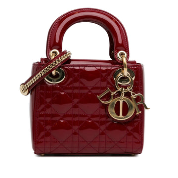 Dior Mini Patent Cannage Lady Dior (MLB-1yYMQN)