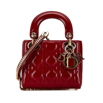 Dior Mini Patent Cannage Lady Dior (MLB-zlHyBX)