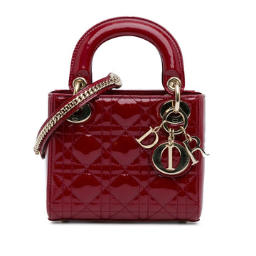 Dior Mini Patent Cannage Lady Dior (MLB-5cWfM7)