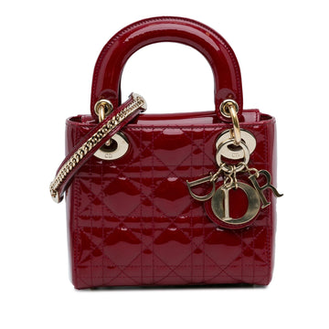 Dior Mini Patent Cannage Lady Dior (MLB-bl7bnY)