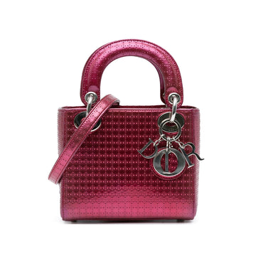Dior Mini Patent Microcannage Lady Dior (MLB-dlqrB7)