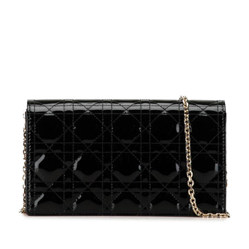 Dior Patent Cannage Lady Dior Pouch (MLB-mdwJ09)