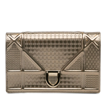 Dior Patent Microcannage Diorama Wallet on Chain (MLB-slLLNI)