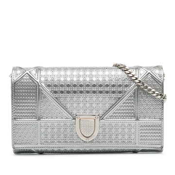 Dior Patent Microcannage Diorama Wallet on Chain (MLB-1ZSxWm)